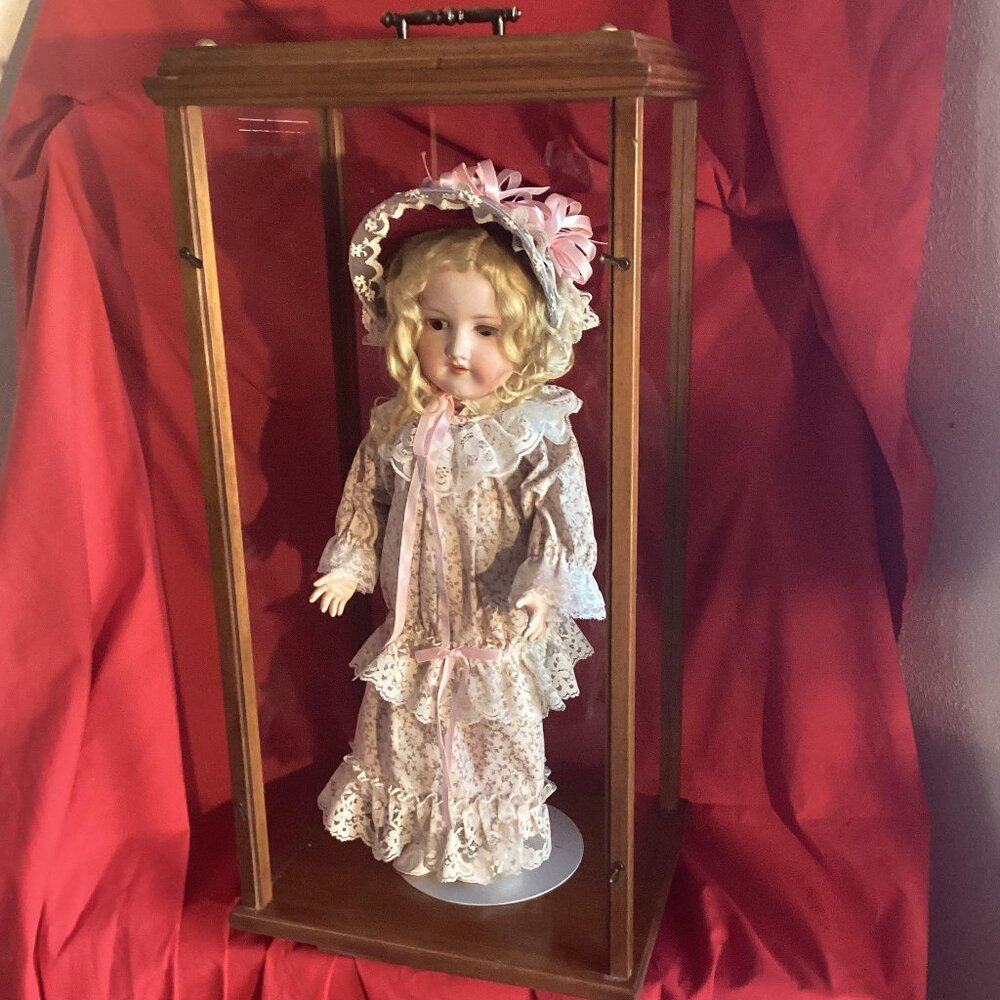 Rare Antique Armand Marseille 390 German Bisque Doll / Heinrich Handwerck Body